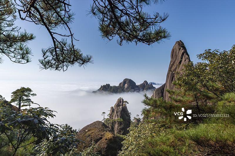 江西上饶三清山风光图片素材