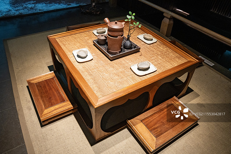 新中式传统家具布置图片素材