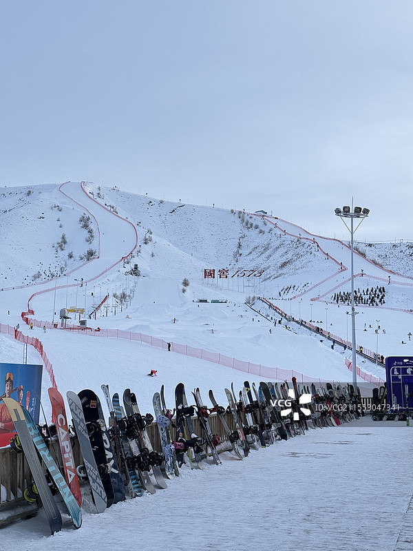 将军山国际滑雪场图片素材