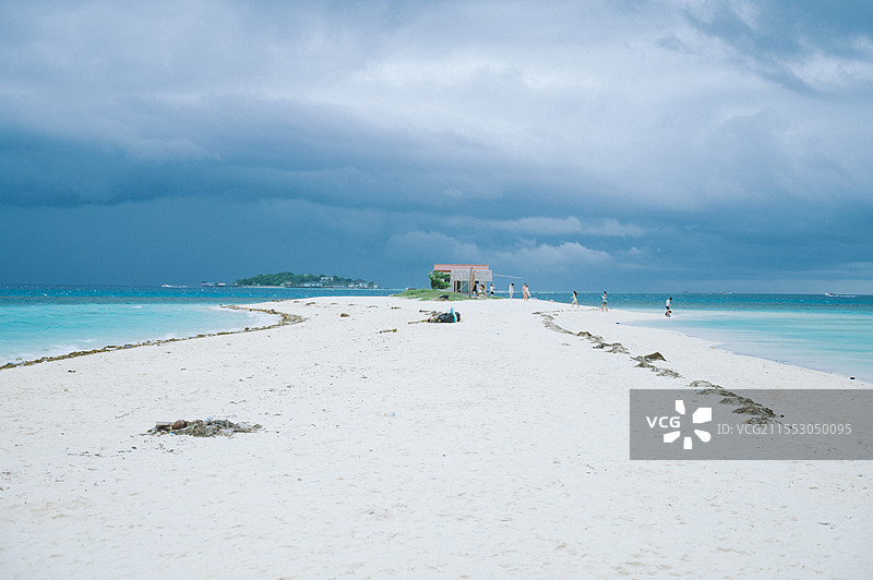 邦邦岛拖尾沙滩图片素材