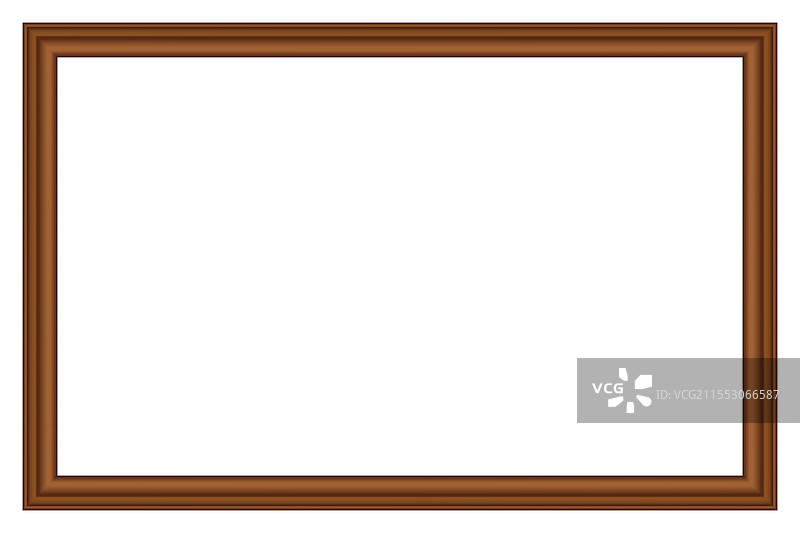 方形金色复古木框供您使用图片素材
