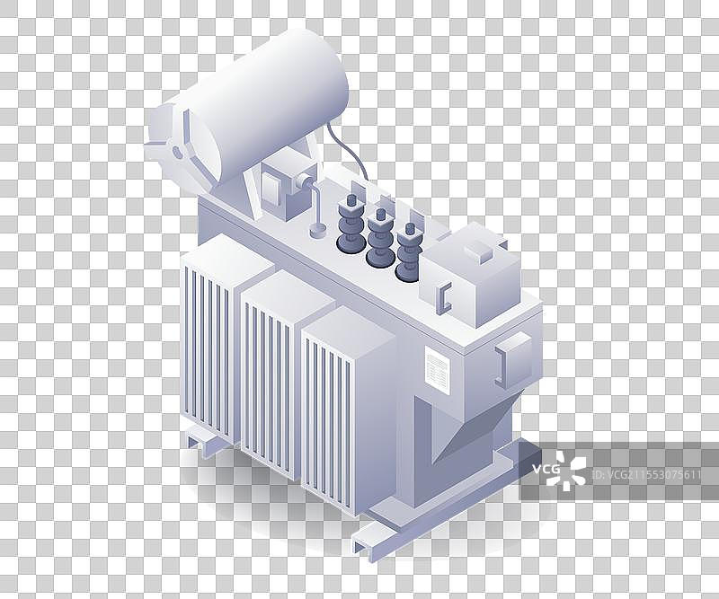 大型变压器电力分配图片素材