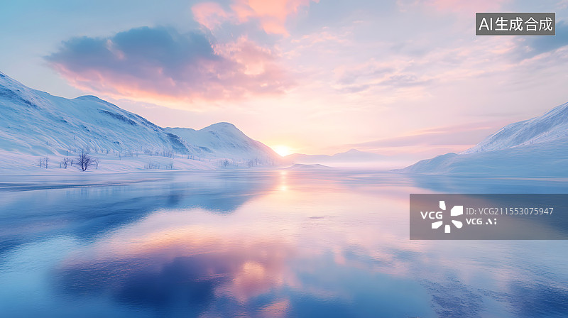 【AI数字艺术】梦幻风景插画图片素材