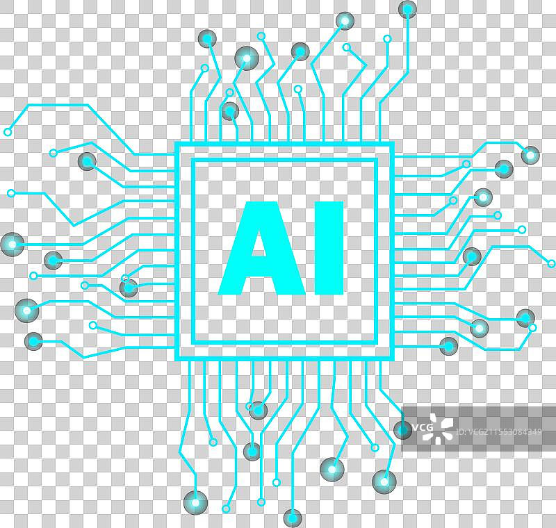 人工智能技术与人工智能路径图片素材