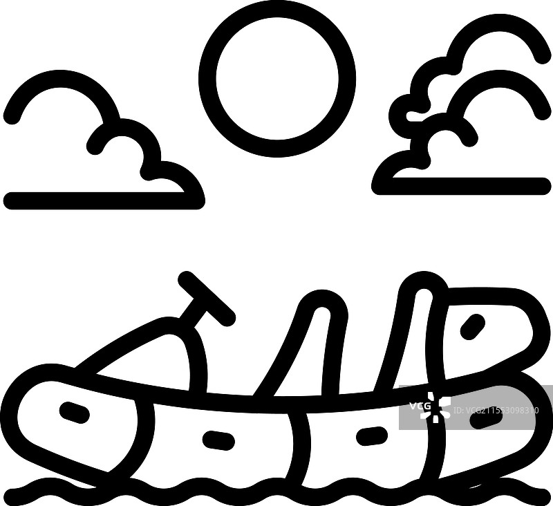 小艇图标图片素材