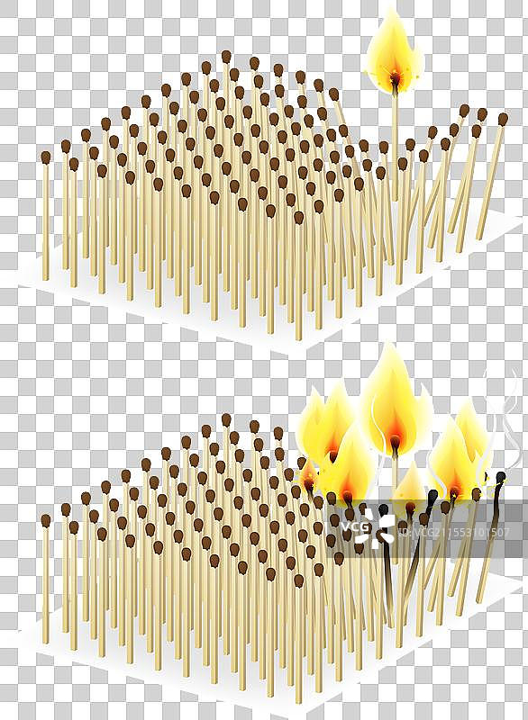 火柴人群图片素材