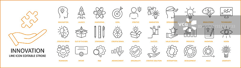 创新图标集图片素材