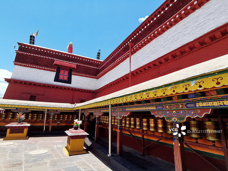 西藏山南昌珠寺图片素材