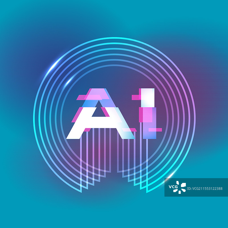 人工智能（AI）的概念图片素材