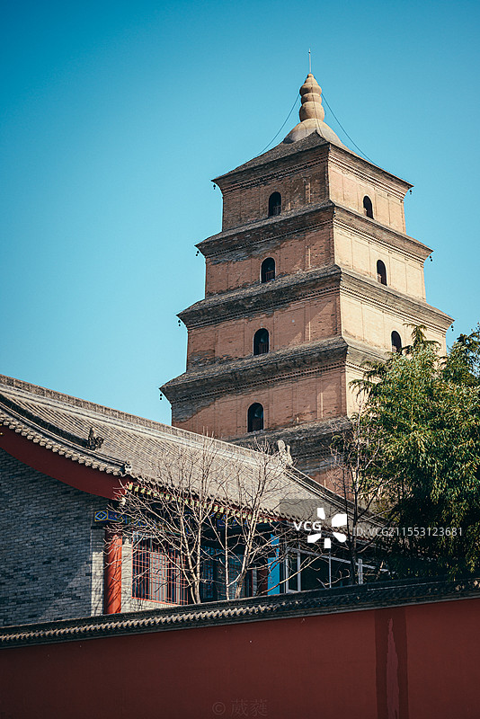 西安大雁塔图片素材