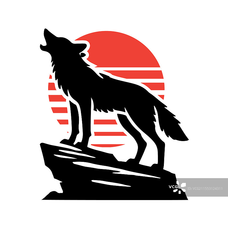 土狼在嚎叫图片素材