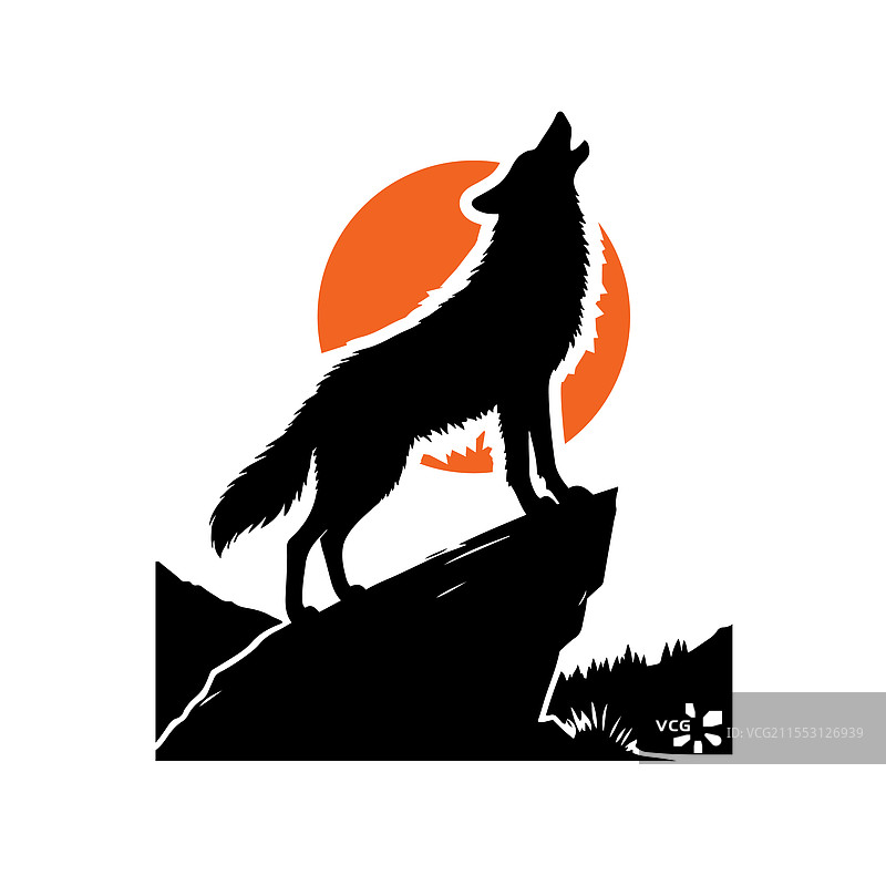 土狼在嚎叫图片素材