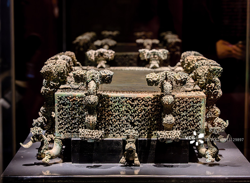 云纹铜禁，青铜器，禁酒令图片素材