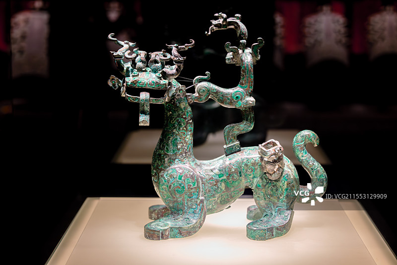 春秋神兽，青铜器图片素材