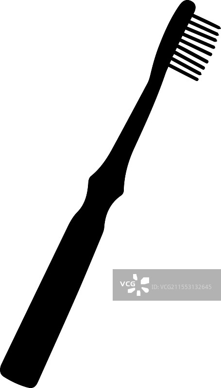 牙刷轮廓图片素材
