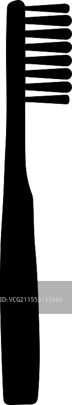 牙刷轮廓图片素材