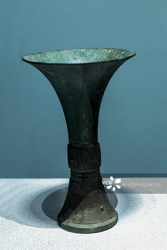 山西博物院“夏商踪迹”展：肇觚（商，山西省临汾市永和县出土）图片素材