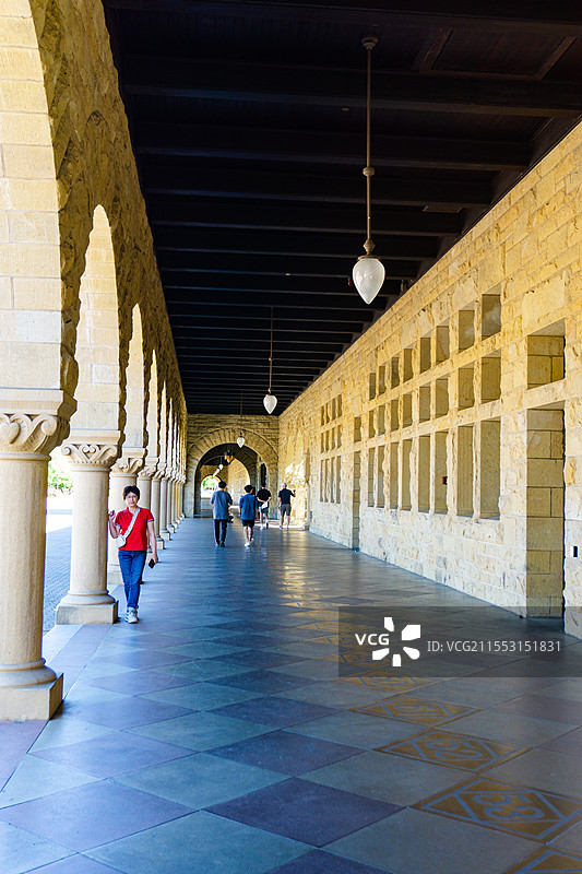美国：斯坦福大学校园风景图片素材