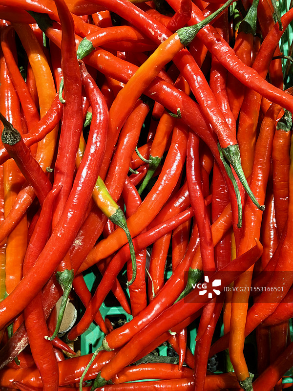 湖南市场里的红辣椒图片素材