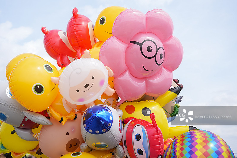 卡通氢气球图片素材