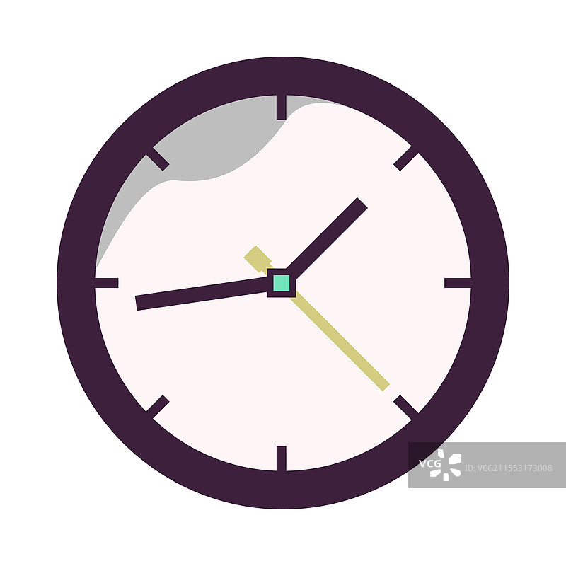 网页用的平面时钟图标图片素材