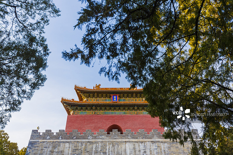 北京昌平区十三陵昭陵图片素材