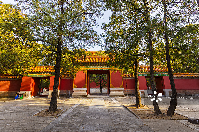 北京昌平区十三陵昭陵图片素材