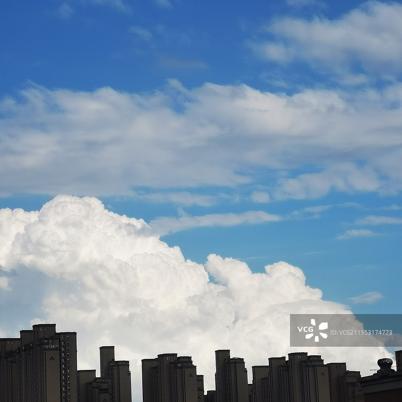 夏日晴空图片素材
