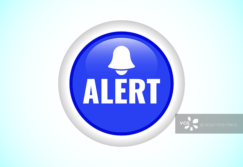 适合移动应用的警报按钮设计图片素材
