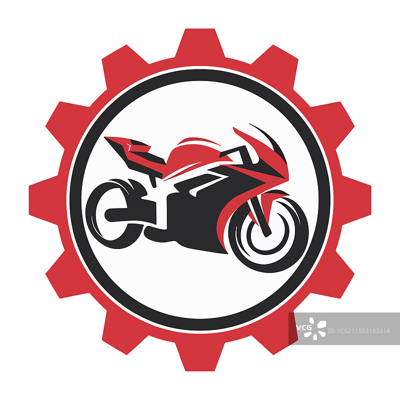 摩托车logo设计剪贴画模板图片素材