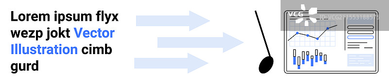 商业演示文稿，包含增长图表和文字图片素材