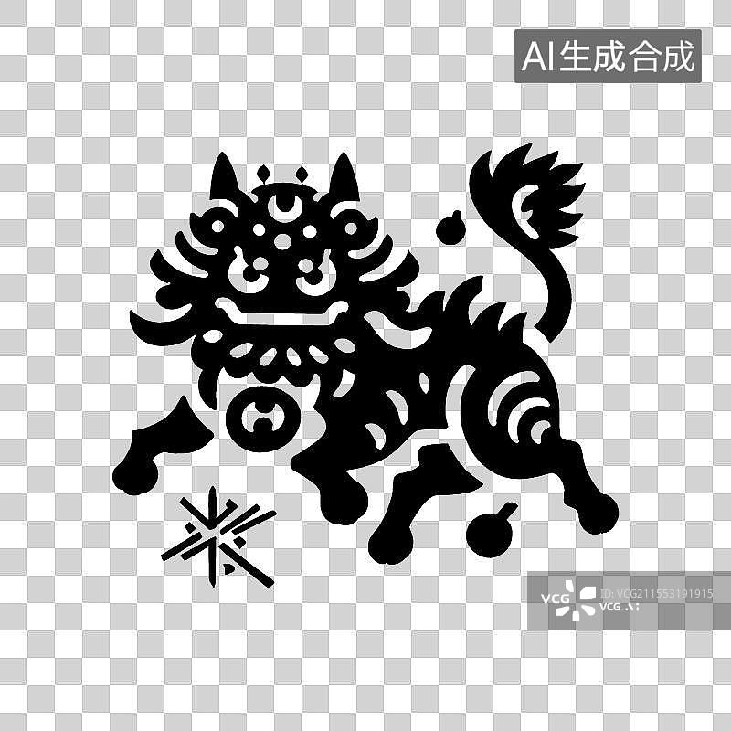 【AI数字艺术】年兽纹身图片素材