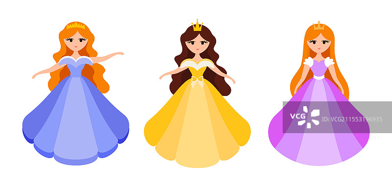 十五岁公主角色年轻女孩在一个图片素材