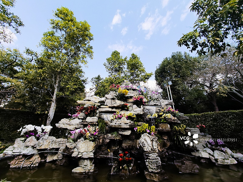 攀枝花市米易县易园假山图片素材