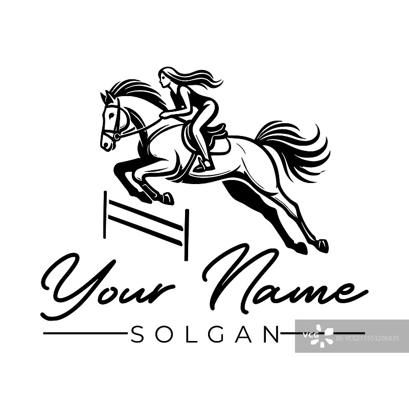 马术障碍赛和盛装舞步图片素材