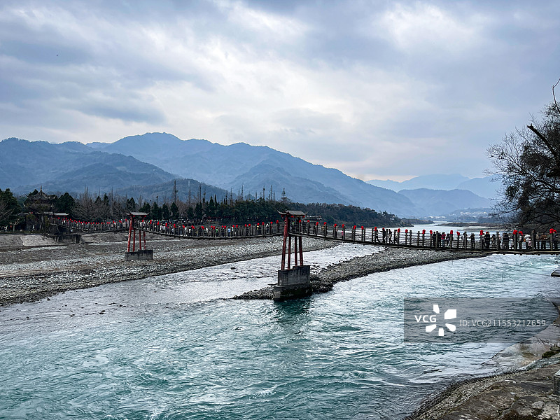 都江堰景区，水利工程历史文化图片素材