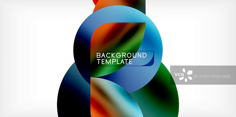 明亮的圆圈与阴影的抽象背景图片素材