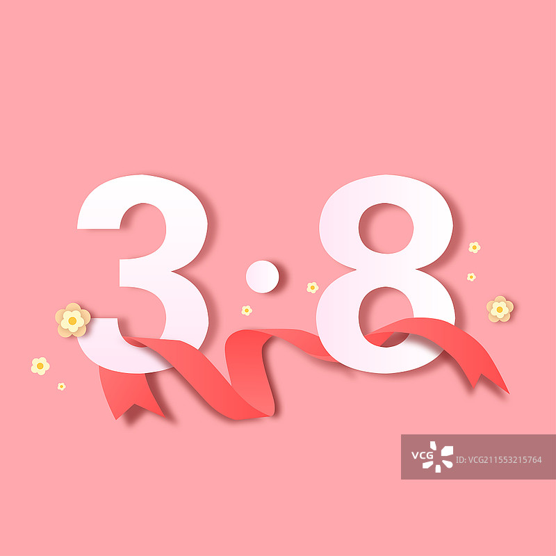 彩色手绘创意38妇女节文字数字妇女节元素PNG素材妇女节妇女女神节图片素材