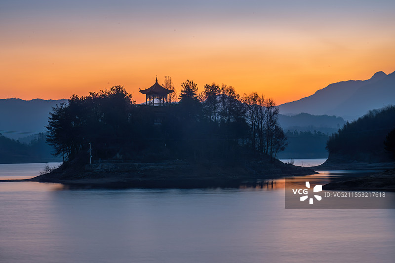 河南省信阳市商城县汤泉池景区风光图片素材