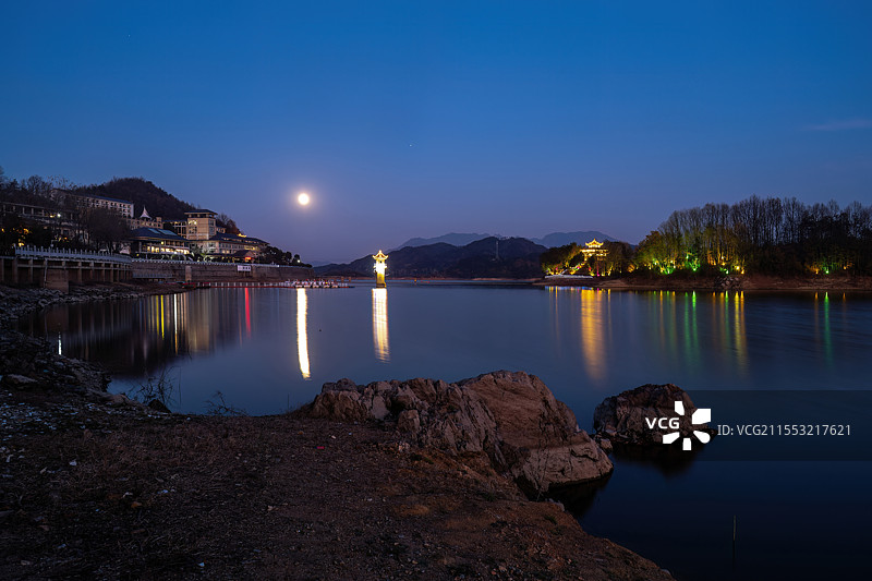 河南省信阳市商城县汤泉池景区风光图片素材