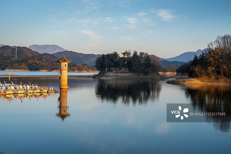 河南省信阳市商城县汤泉池景区风光图片素材