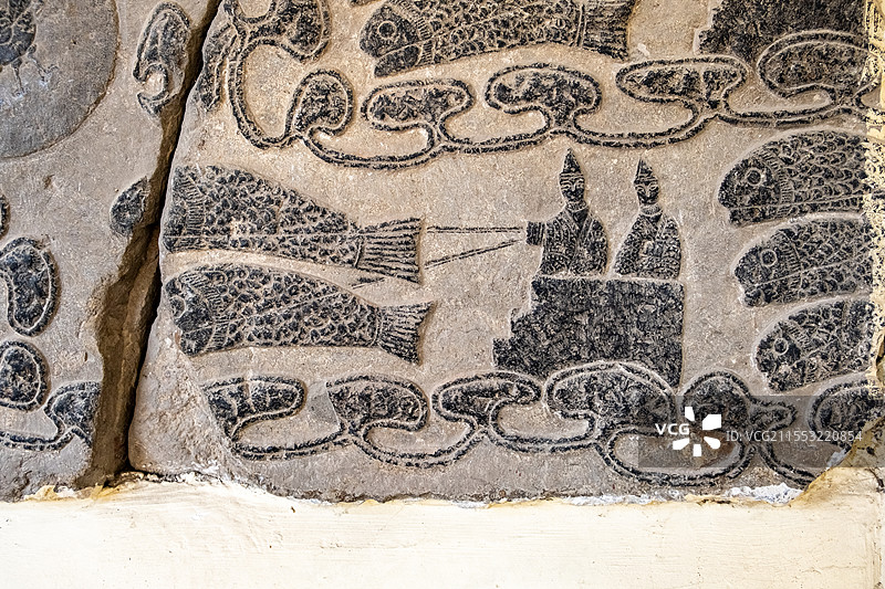 白集汉墓汉画像石图片素材