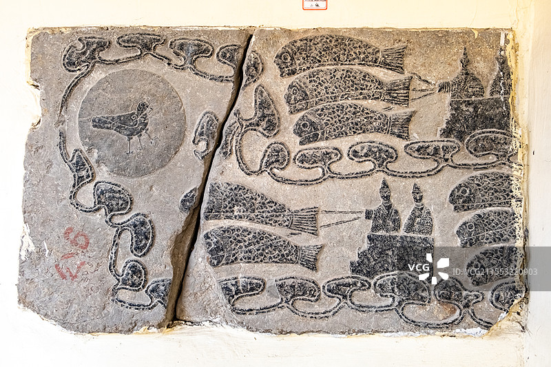 白集汉墓汉画像石图片素材