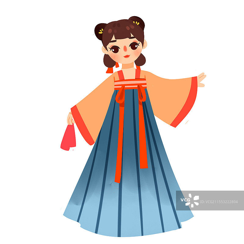 汉族民族服饰卡通人物少数民族服装png素材卡通少数民族人数图片素材