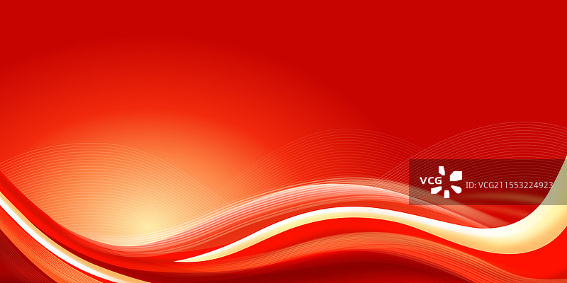 红色党建商务波浪弯曲背景图片素材