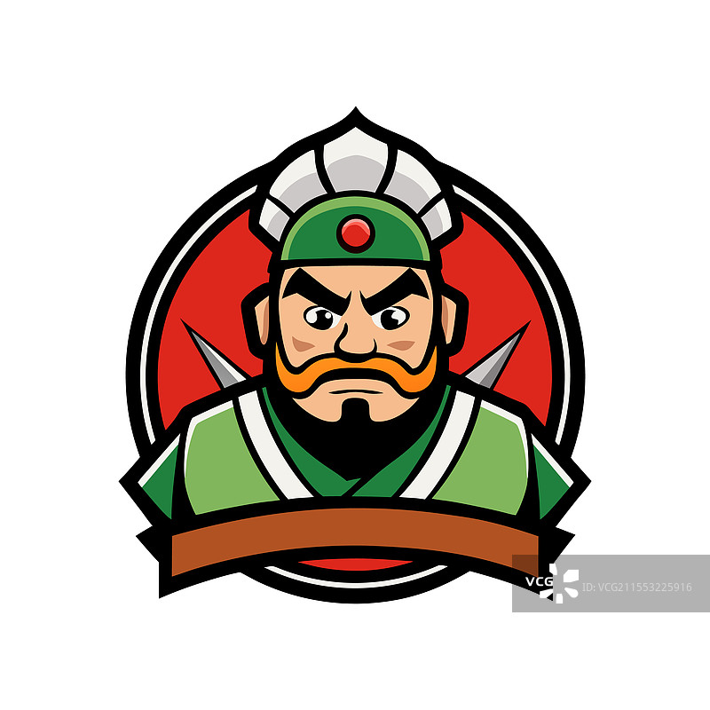 武士战士标志设计图片素材