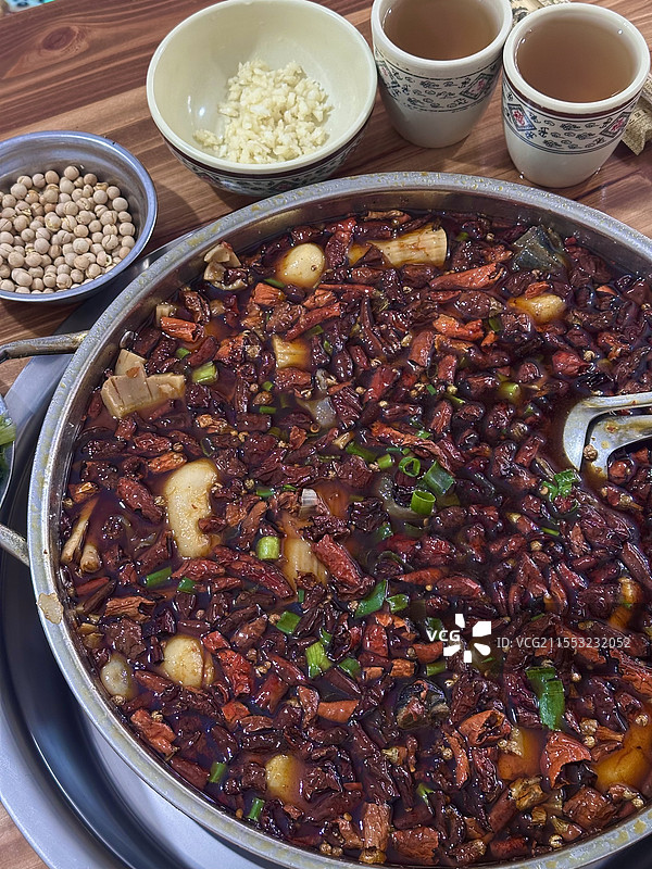 好好吃的芋儿鸡图片素材