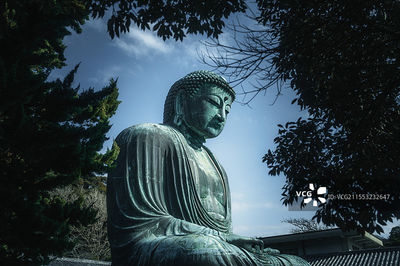 镰仓大佛图片素材