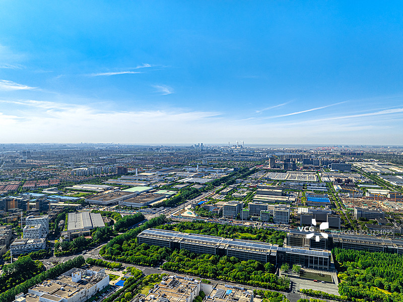 上海华为研究所 鼎信集团 夏普电器 金桥经济技术开发区 自贸区上海金湾 浦东新质生产力高科技产业园图片素材