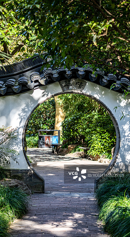 上海蓬莱公园秋色自然建筑景观图片素材